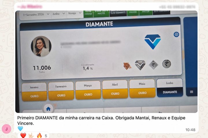 Depoimento de aluno
